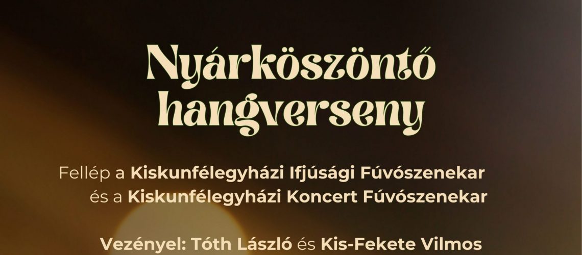 Color Full Illustration Music Party Poster - Nyárköszöntő hangverseny
